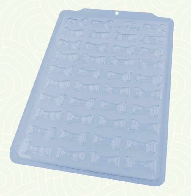 Moule à queue de sirène en PP 43,5 mm x 21 mm x Hauteur : 7,5 mm BWB
