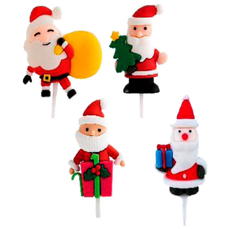 Père Noël en biscuit 5,5 cm Sc.4