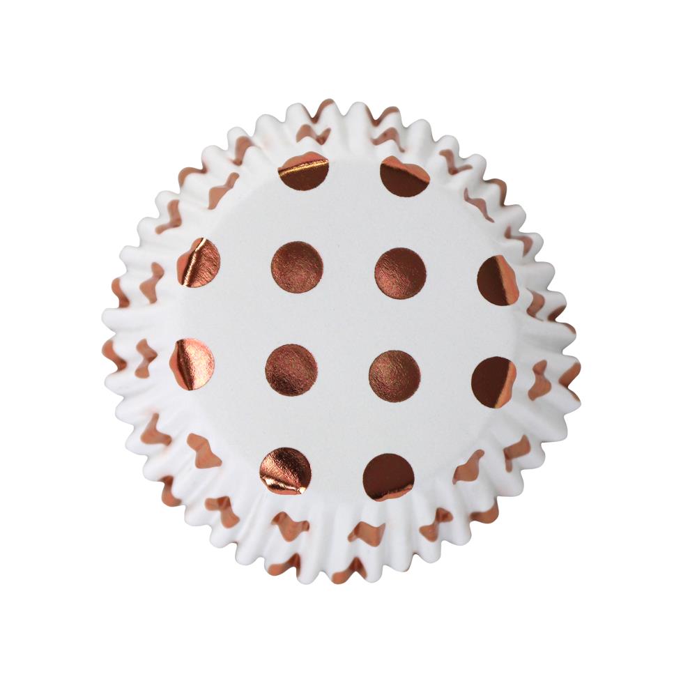 Rencontrèrent. Forme papier. Pois en or blanc 7x2,5cm emb.30
