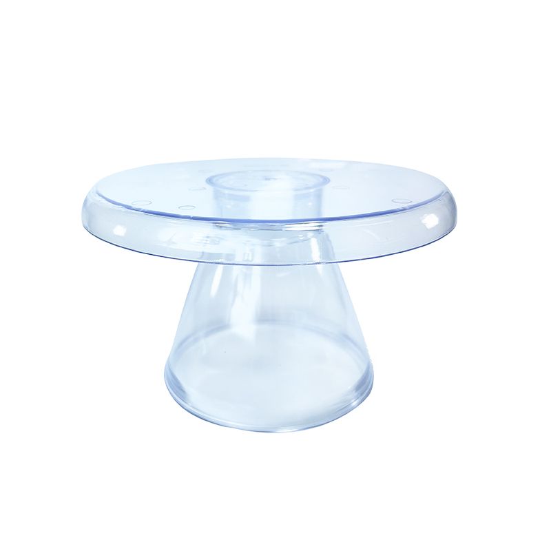 Présentoir à gâteau transparent mince 17 cm