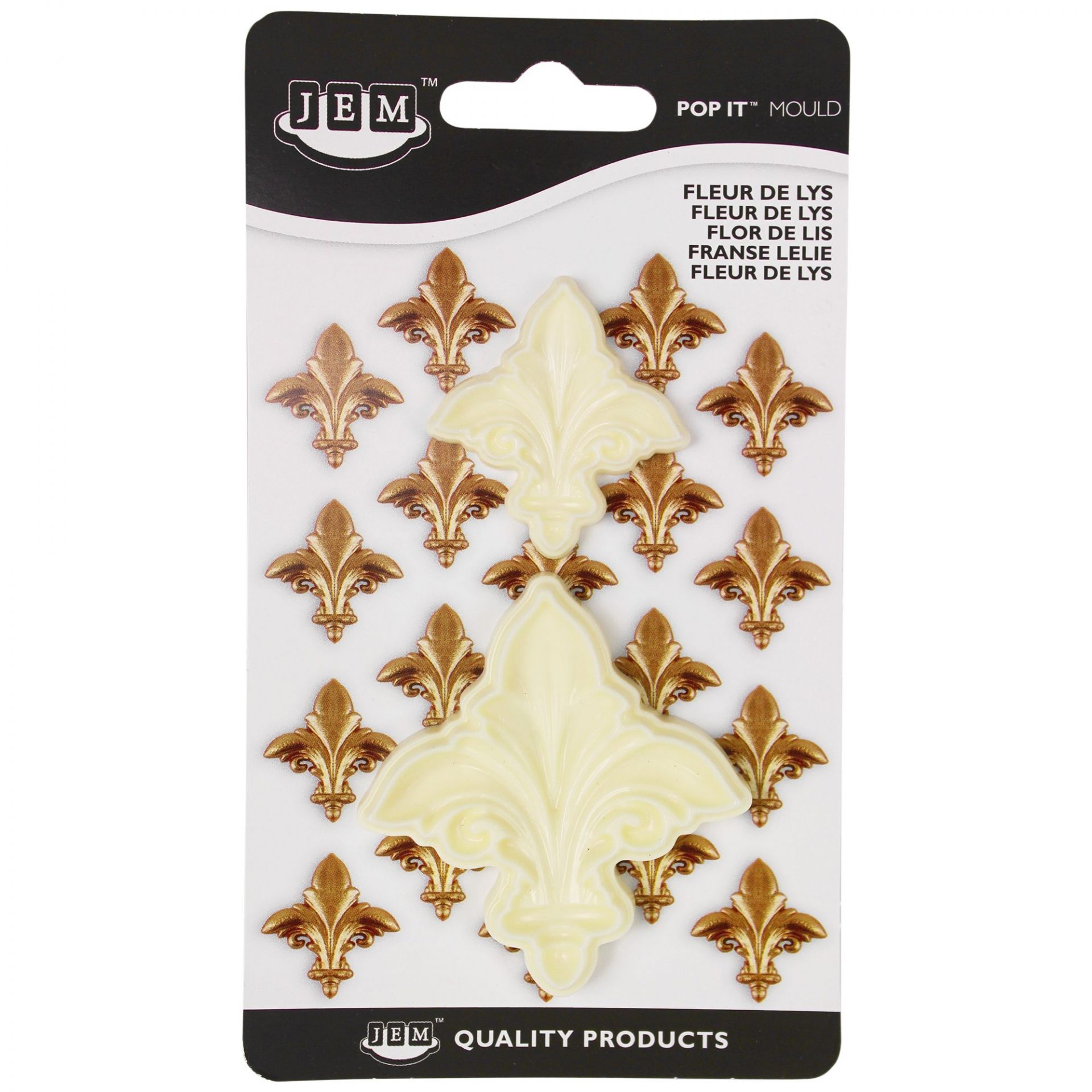 Moule Fleur de Lis 2 pièces