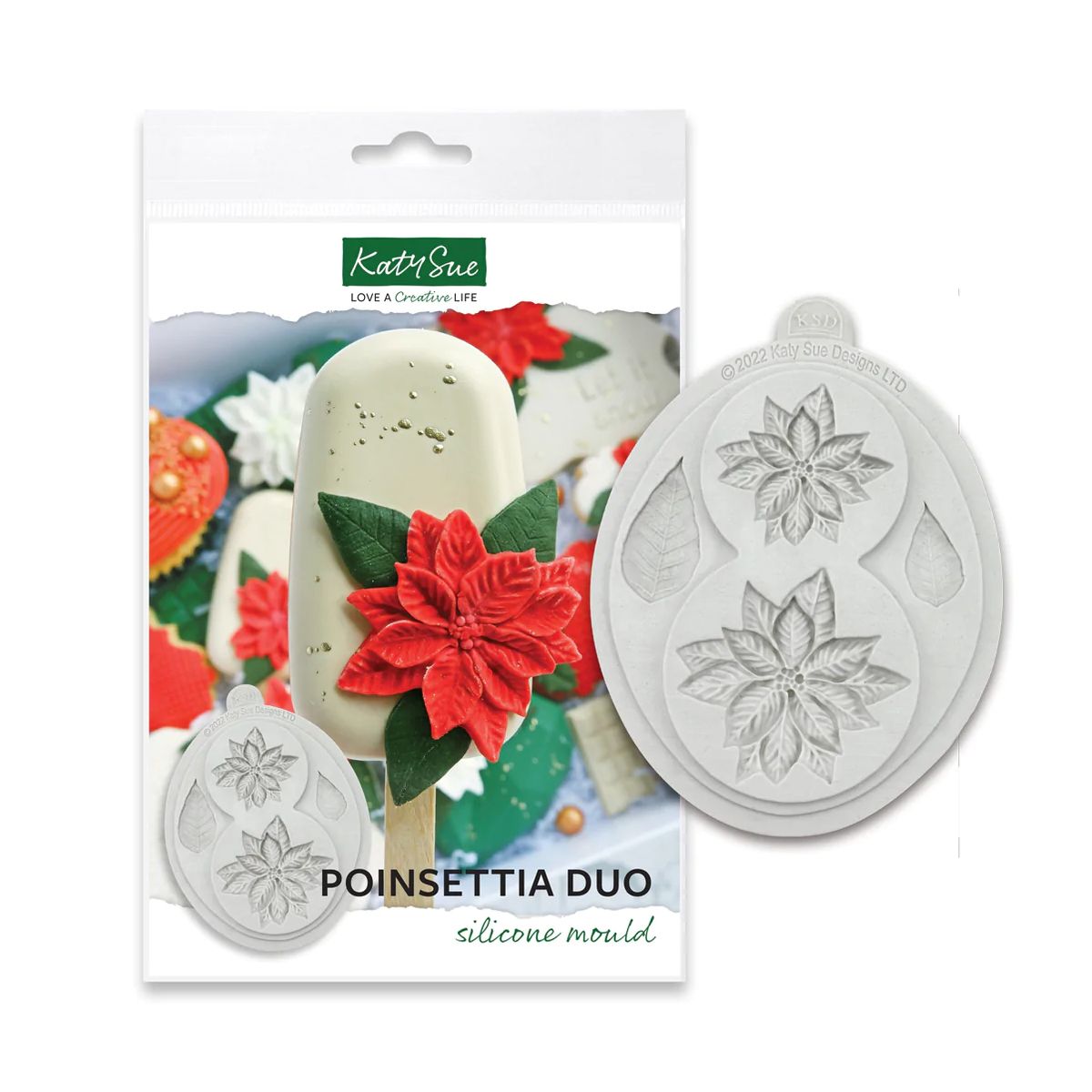 Moule en silicone poinsettia