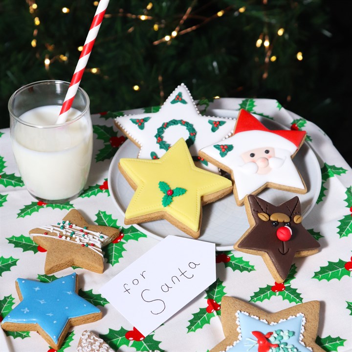 Emporte-pièce de Noël étoile 3 Pcs.