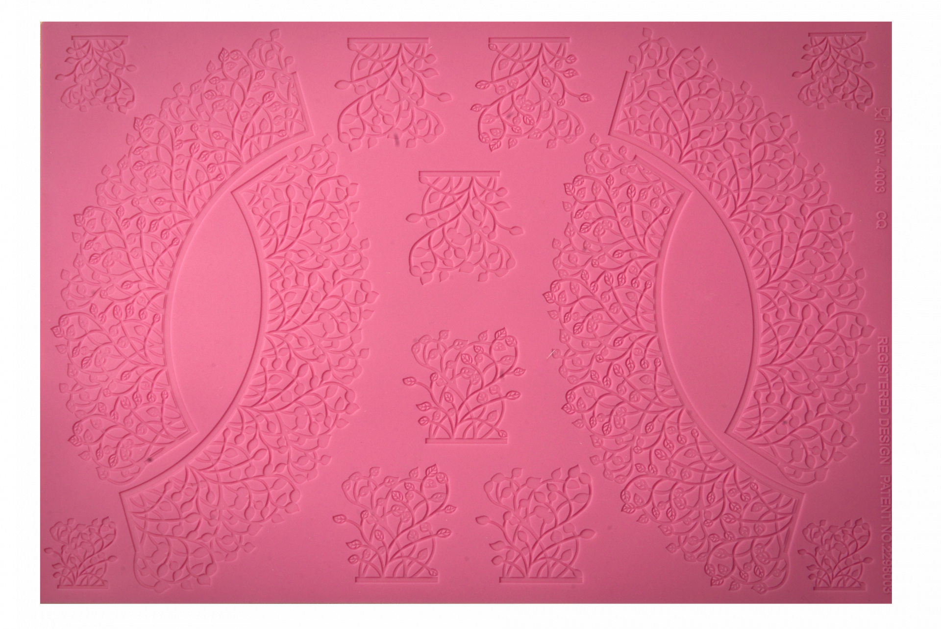 Tapis de dentelle en silicone 39x8cm