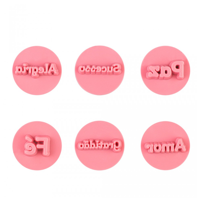 Kit de tampons de souhaits 2cm 7 pièces.