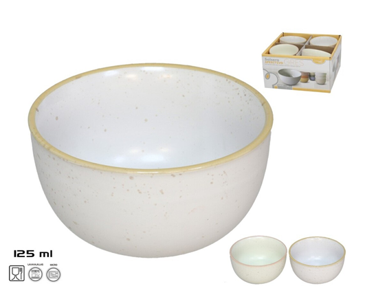 Bol avec porte-sauce 125ml 8x8x4.5cm