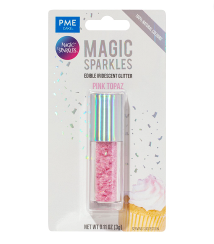 Magic Sparkles Alimentaire Topaze Rose PME 3g