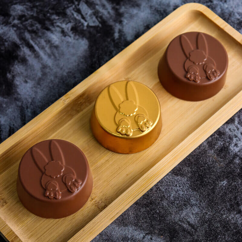 Moule à pain d’épices au chocolat en forme de cul de lapin