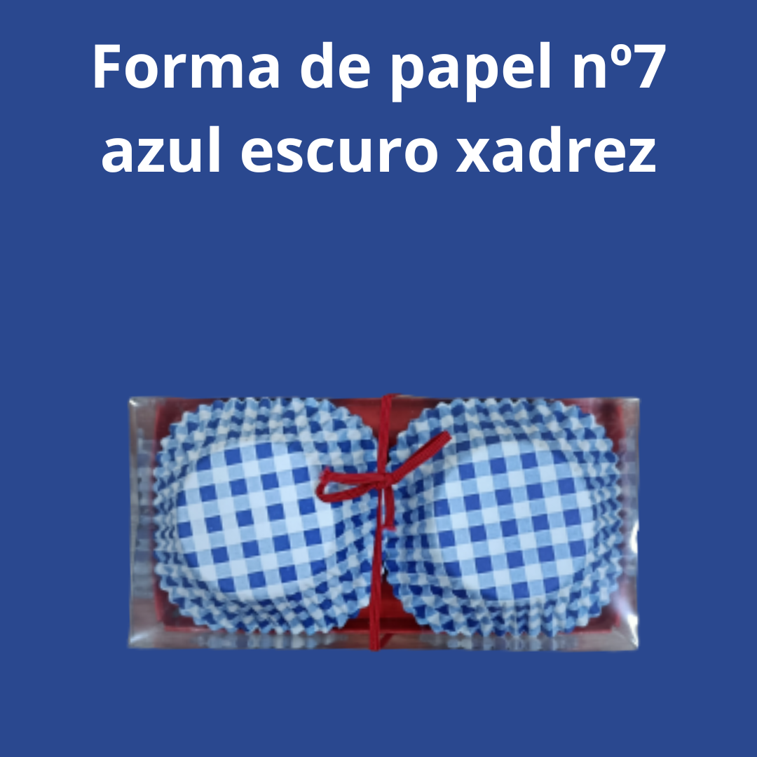 Formulaire papier n° 7 Plaid bleu foncé Paquet de 100
