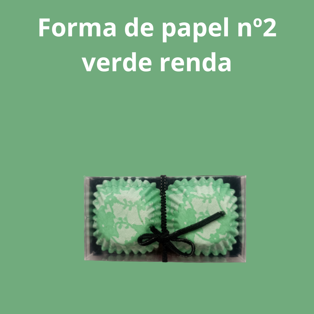 Formulaire papier n°2 Dentelle à carreaux verts pq.100