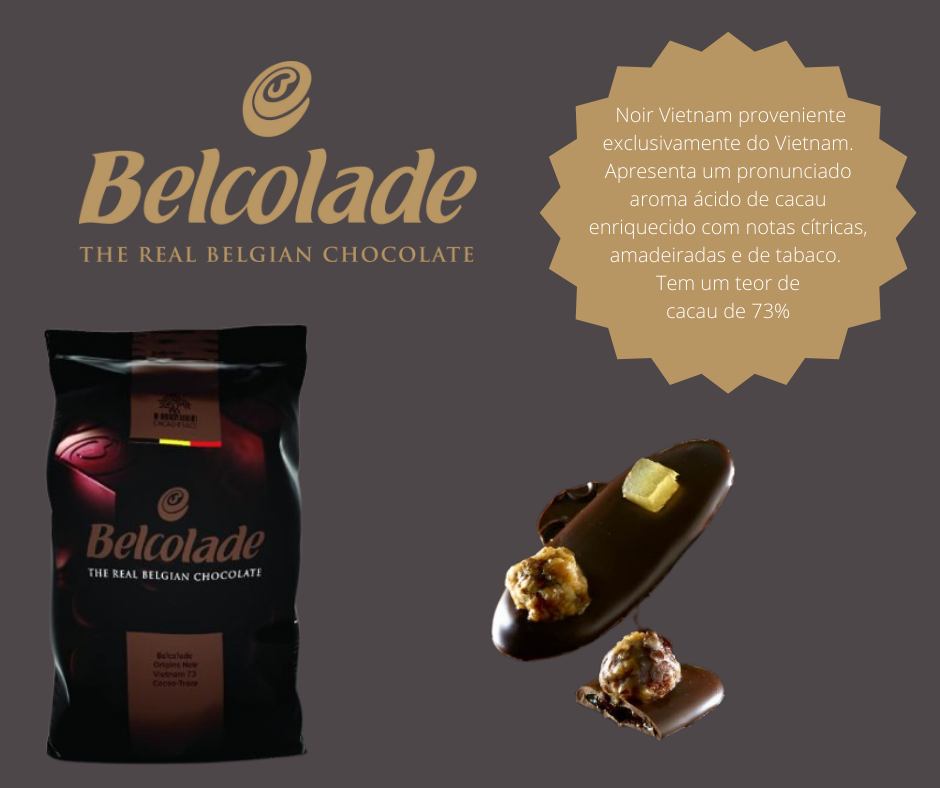 Belcolade Origins Noir Vietnam 73 % Gomme Chocolat 250g