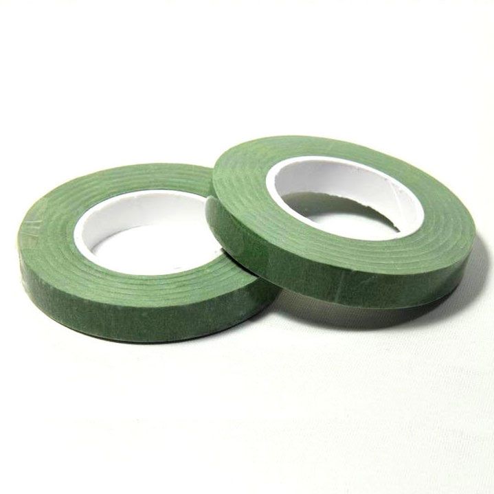 Ruban floral vert 12mmx30mt