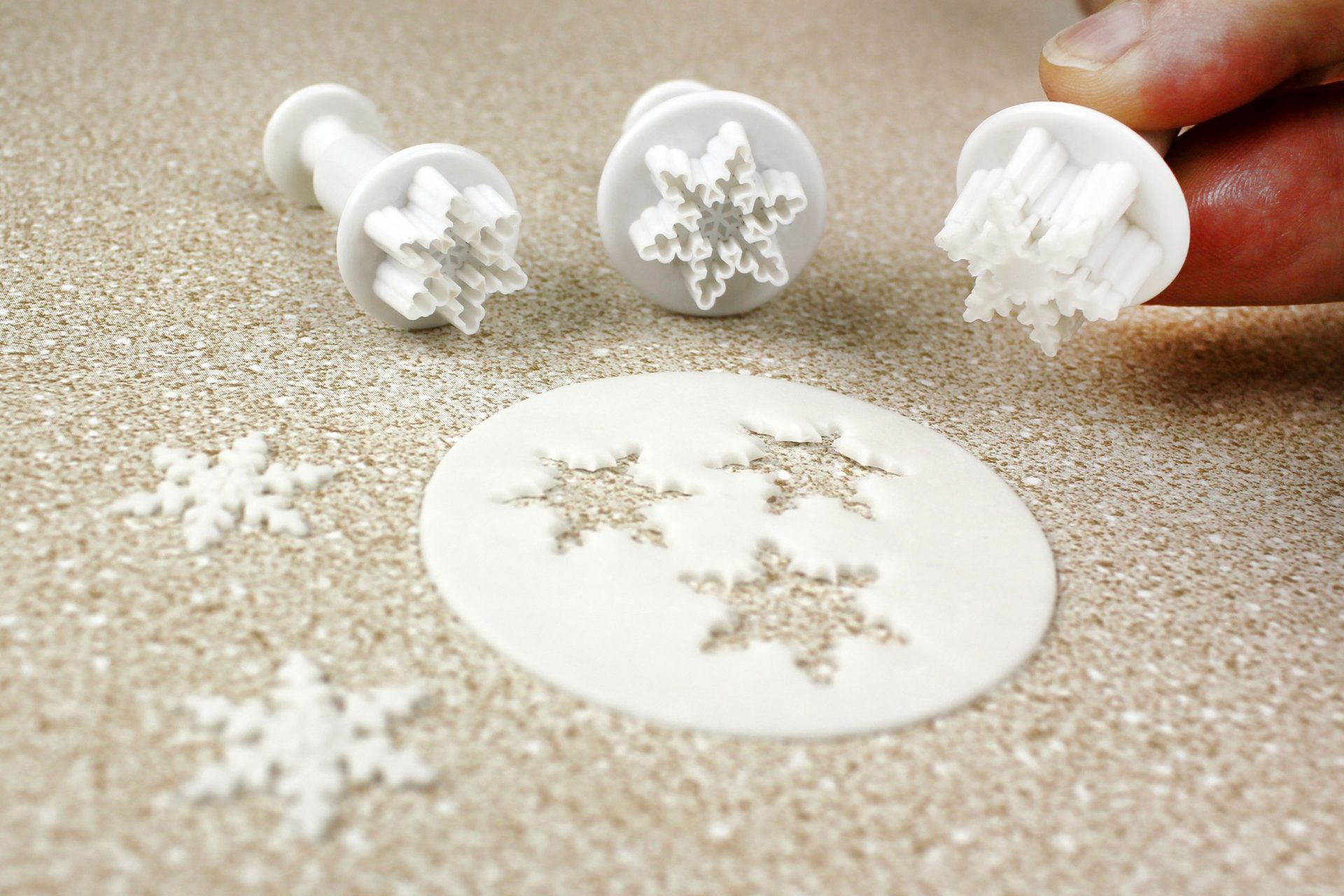 Coupe-flocon de neige avec éjecteur 3 pièces.