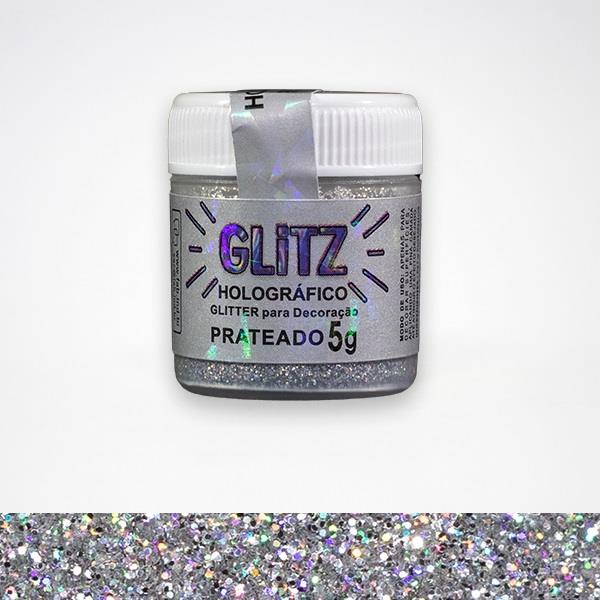 Glitz Holographique SILVER Fab 5g