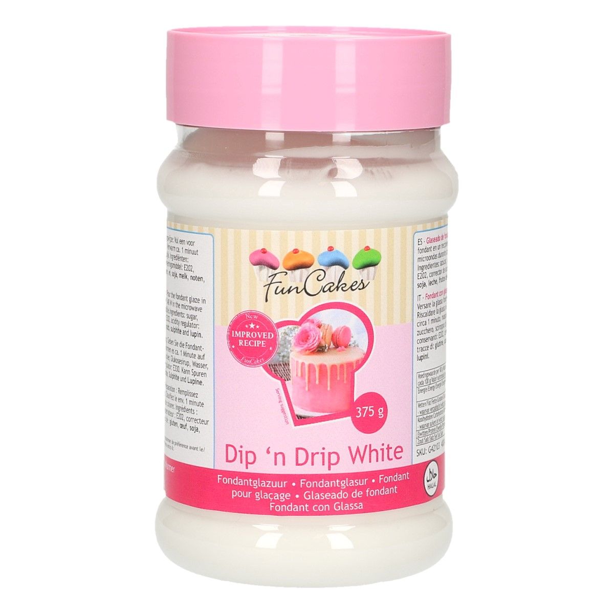 Pansement blanc pour tremper et égoutter 375 g