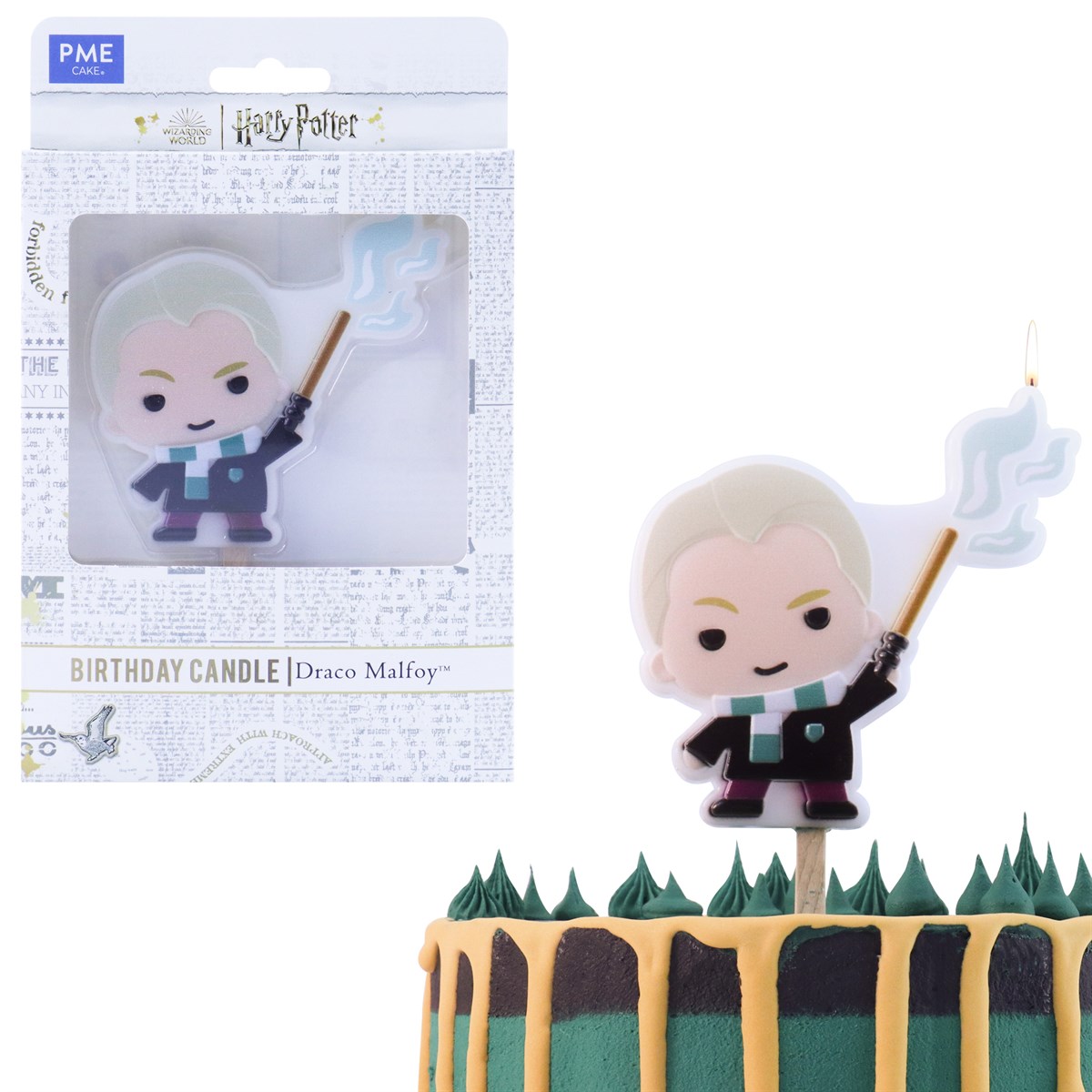 Harry Potter Draco Malfoy Bougie 70x100 mm