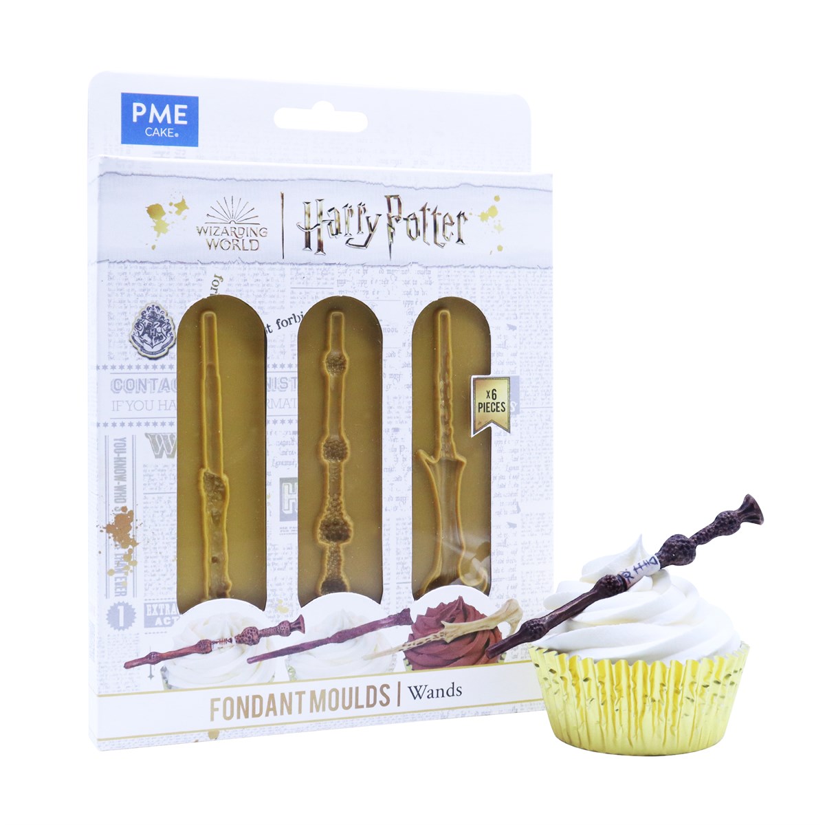 Moule baguette Harry Potter 120 x 37 mm (6 unités)