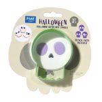 Coupe-tête de mort + modèle Halloween 7x8cm 4 pièces