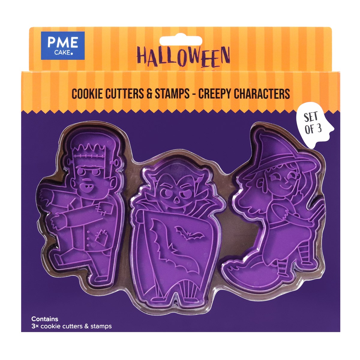 Coupe-baliseur d’Halloween 3 pièces.