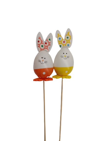 Lapin de Pâques avec brochette 35cm sc.2