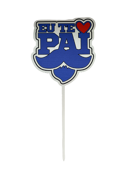 Ornement de papa bleu « Je t’aime »