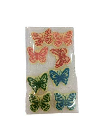 Papillons en chocolat 35x30mm boîte.144