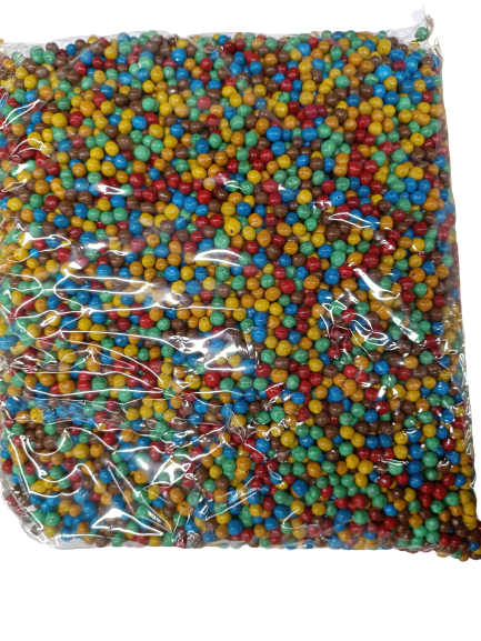 Boules colorées au chocolat au lait kg