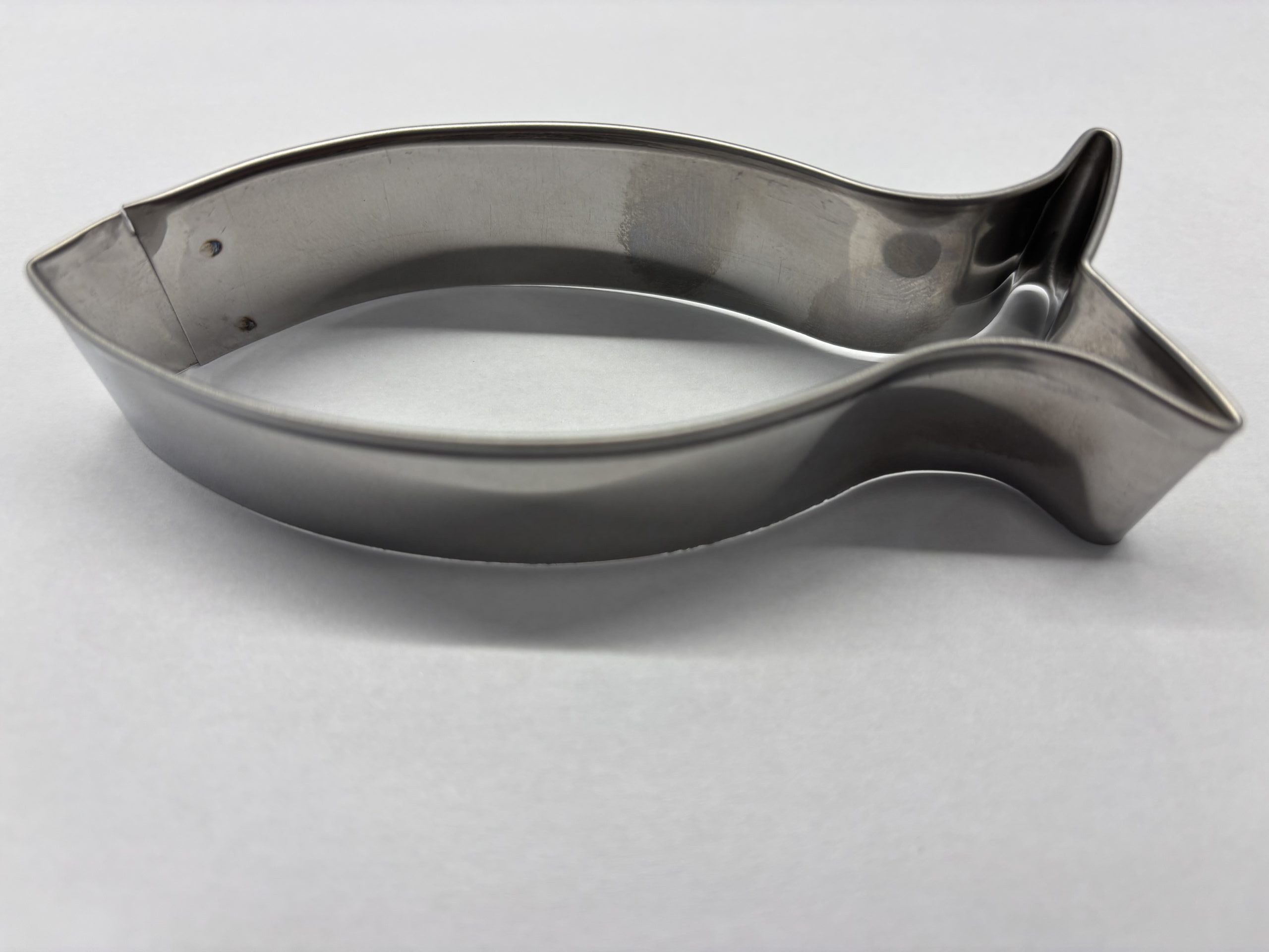 Disque de coupe de sardine en acier inoxydable 6x2cm