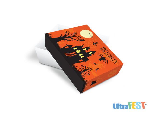 Boîte de 6 bonbons (Brigadeiros) Motif d’Halloween