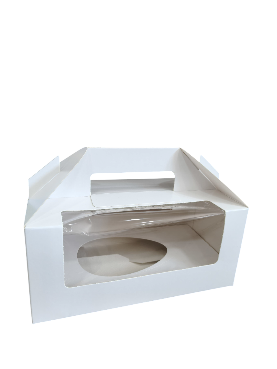 Boîte blanche avec anse pour œufs de 250 g et 350 g (4 boîtes)