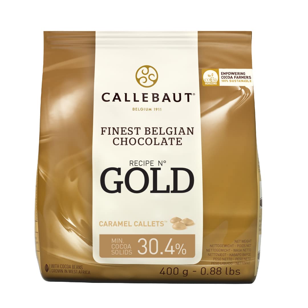 Chocolat blanc caramel doré 30.4 % 400g