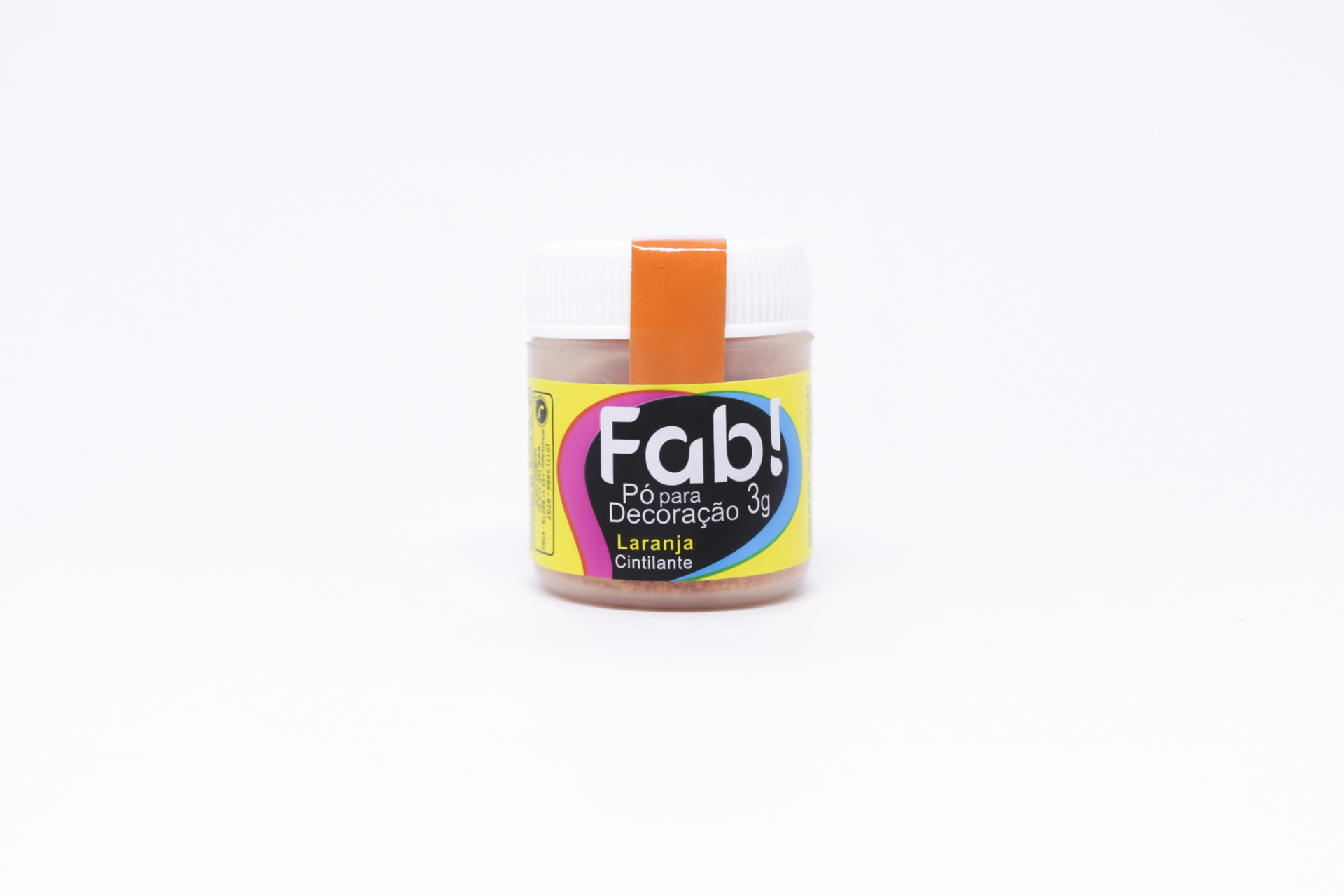 Poudre décorative orange 3g