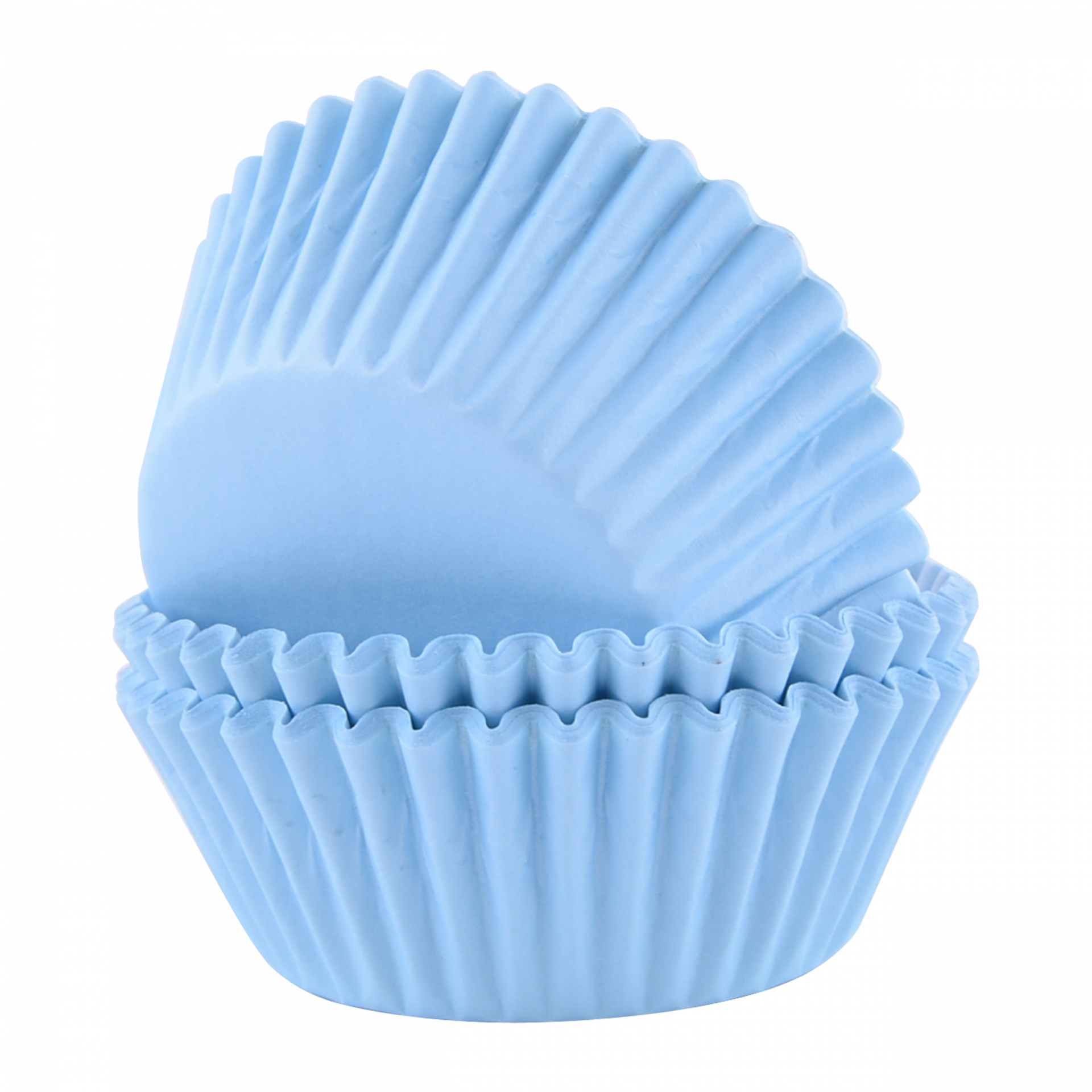 Moule en papier bleu 7x2.5cm emb.60