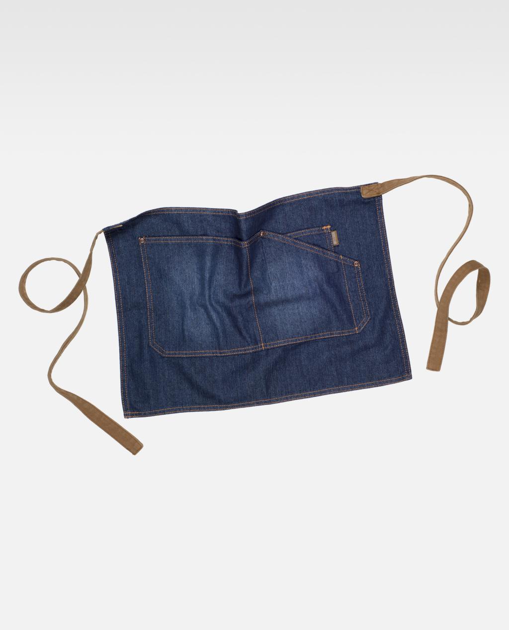 Tablier style jean avec poche