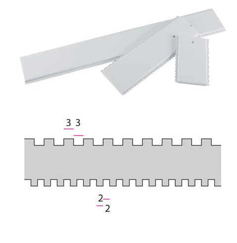 Spatule de décoration 34cm 2mod.
