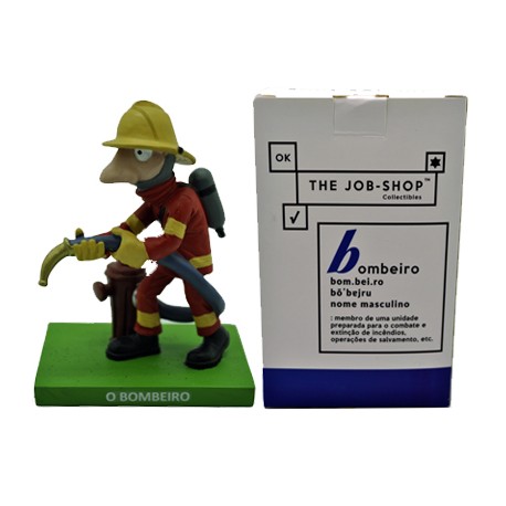Figurine pompier 10x8cm