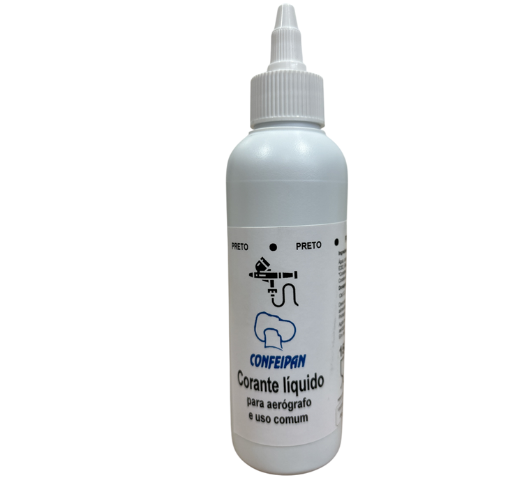 Colorant liquide noir pour aérographe 150 ml