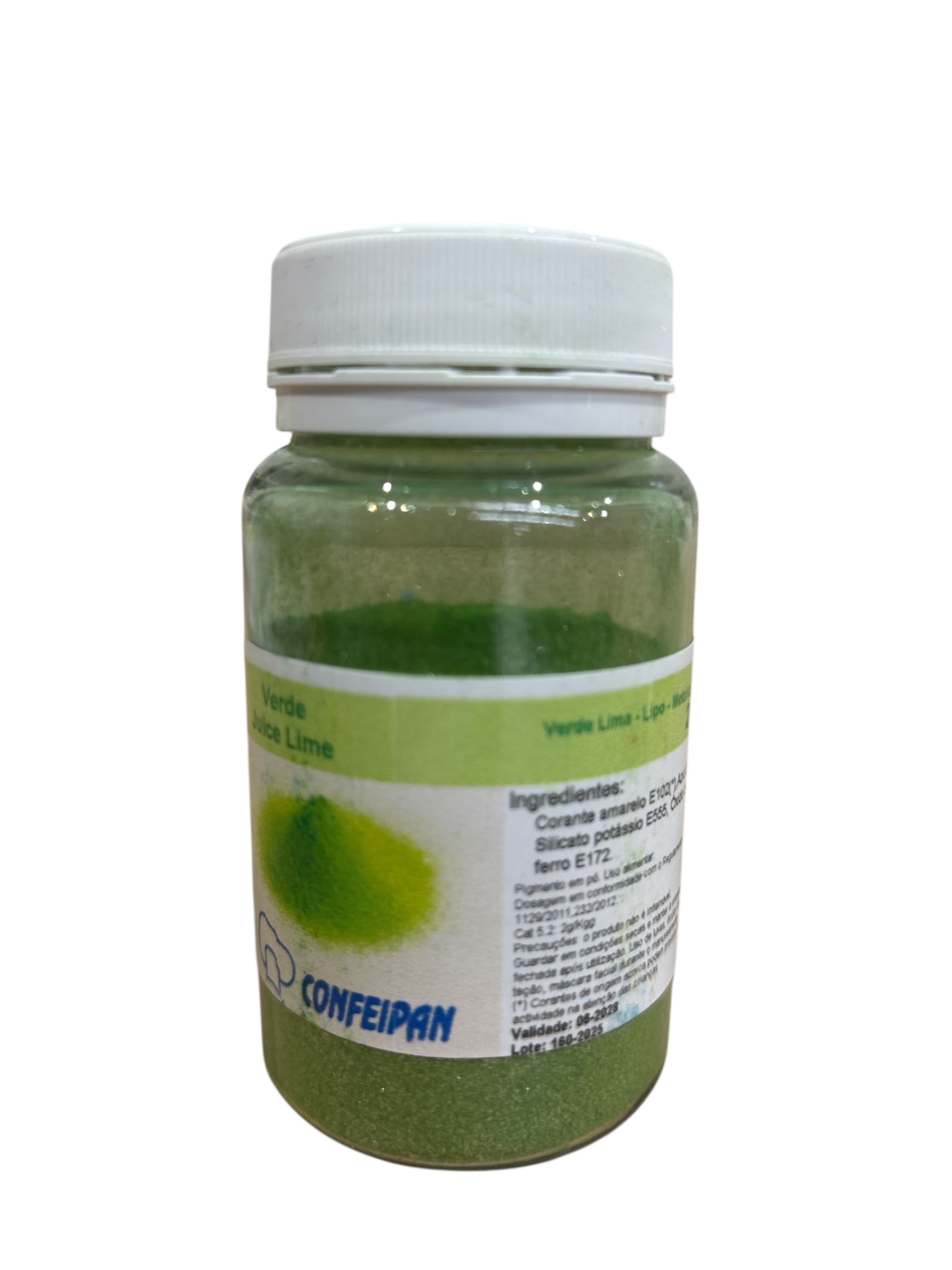 Colorant alimentaire liposoluble en poudre vert citron vif 20g