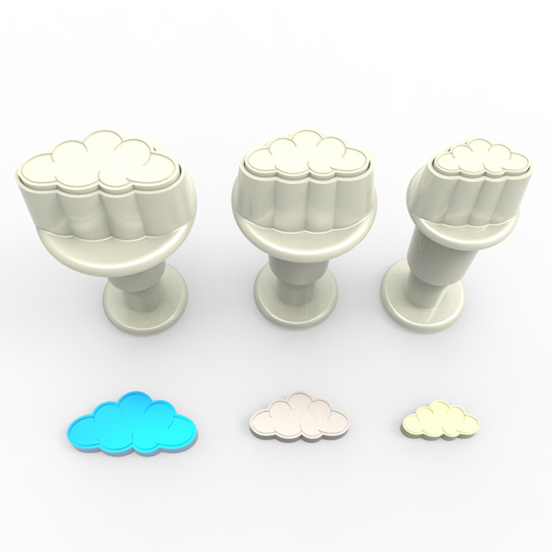 Mini cutter avec éjecteur de nuages 3 pièces.