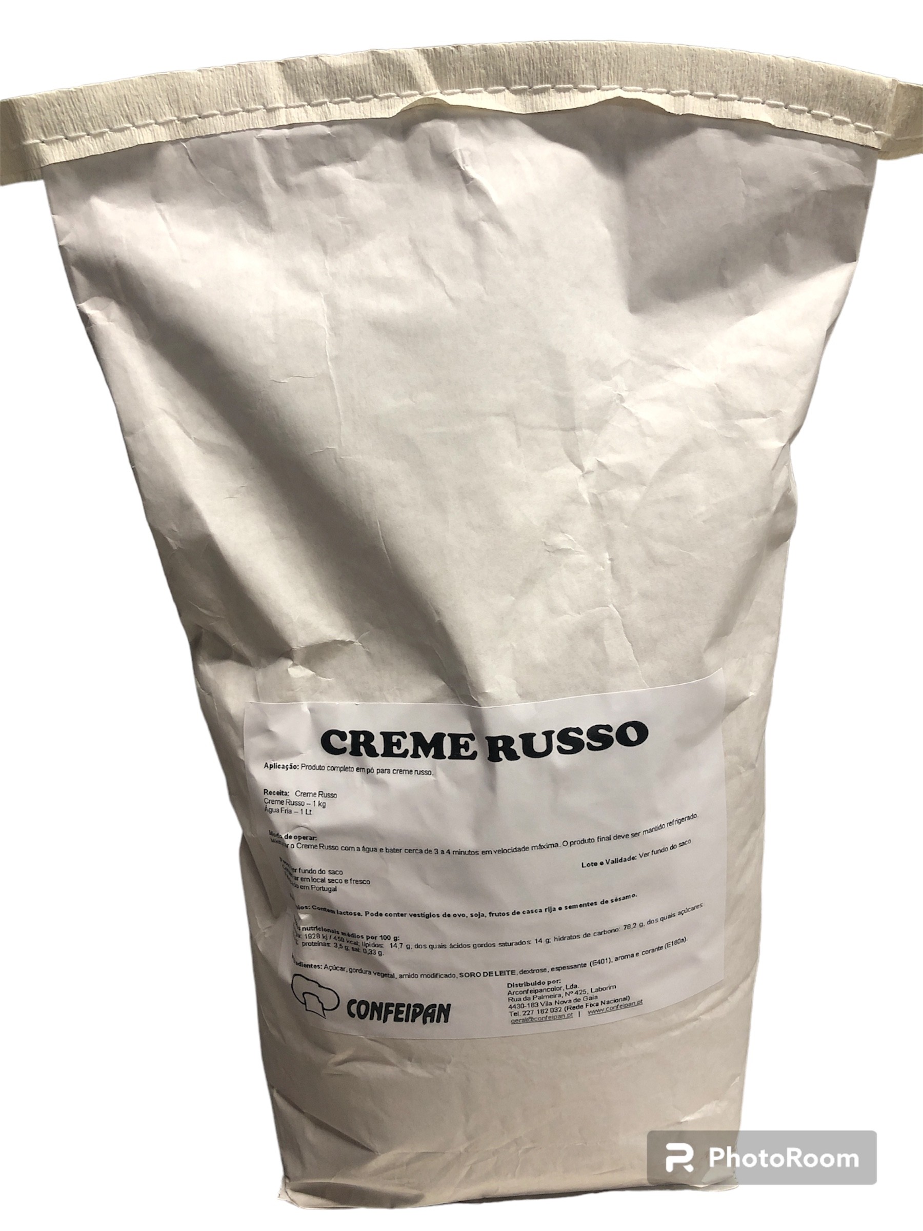 Crème russe en poudre Confeipan Sc.5 kg