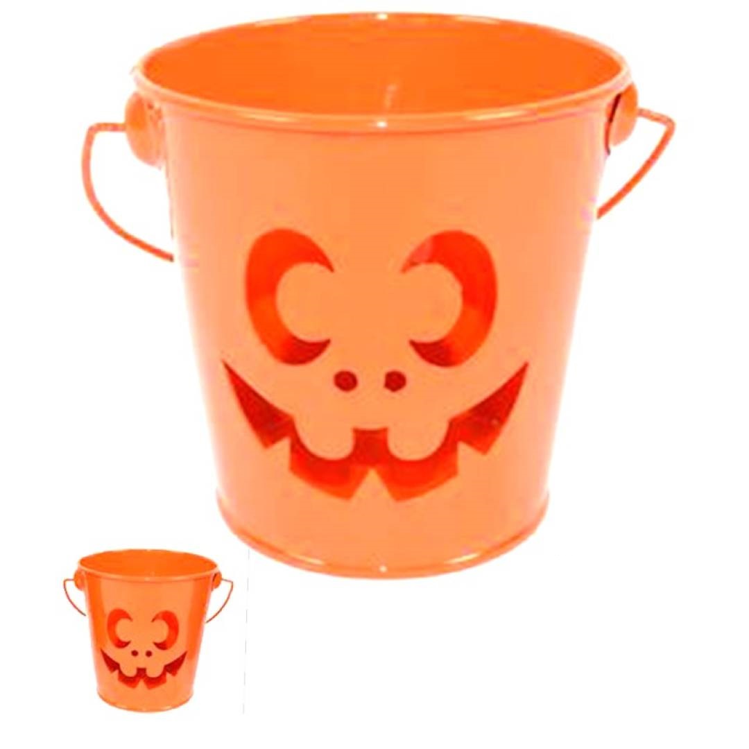 Cube en métal d’Halloween 10,5 x 10,5 x 7,5 cm