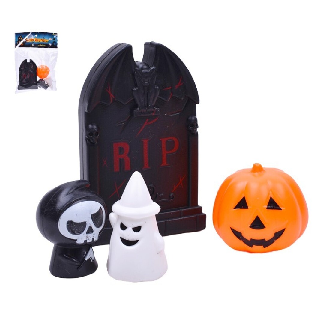 Plaquette alvéolée d’Halloween 4 pièces