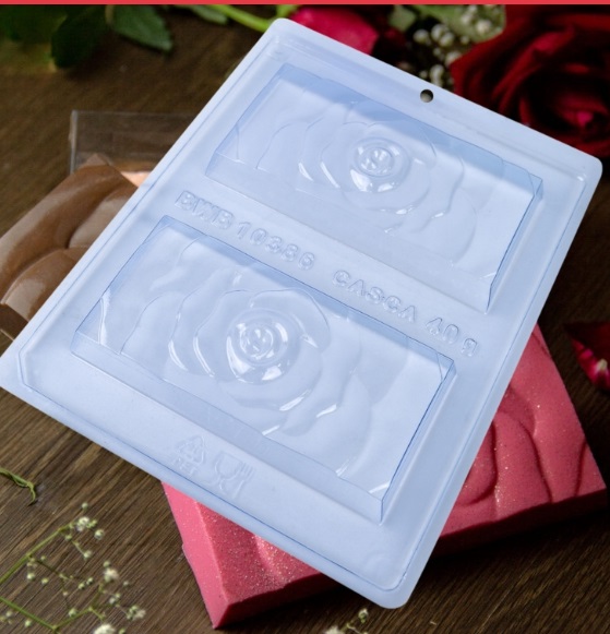 Tablette de moule PP écorce rose 40g Poids moyen 200g BWB