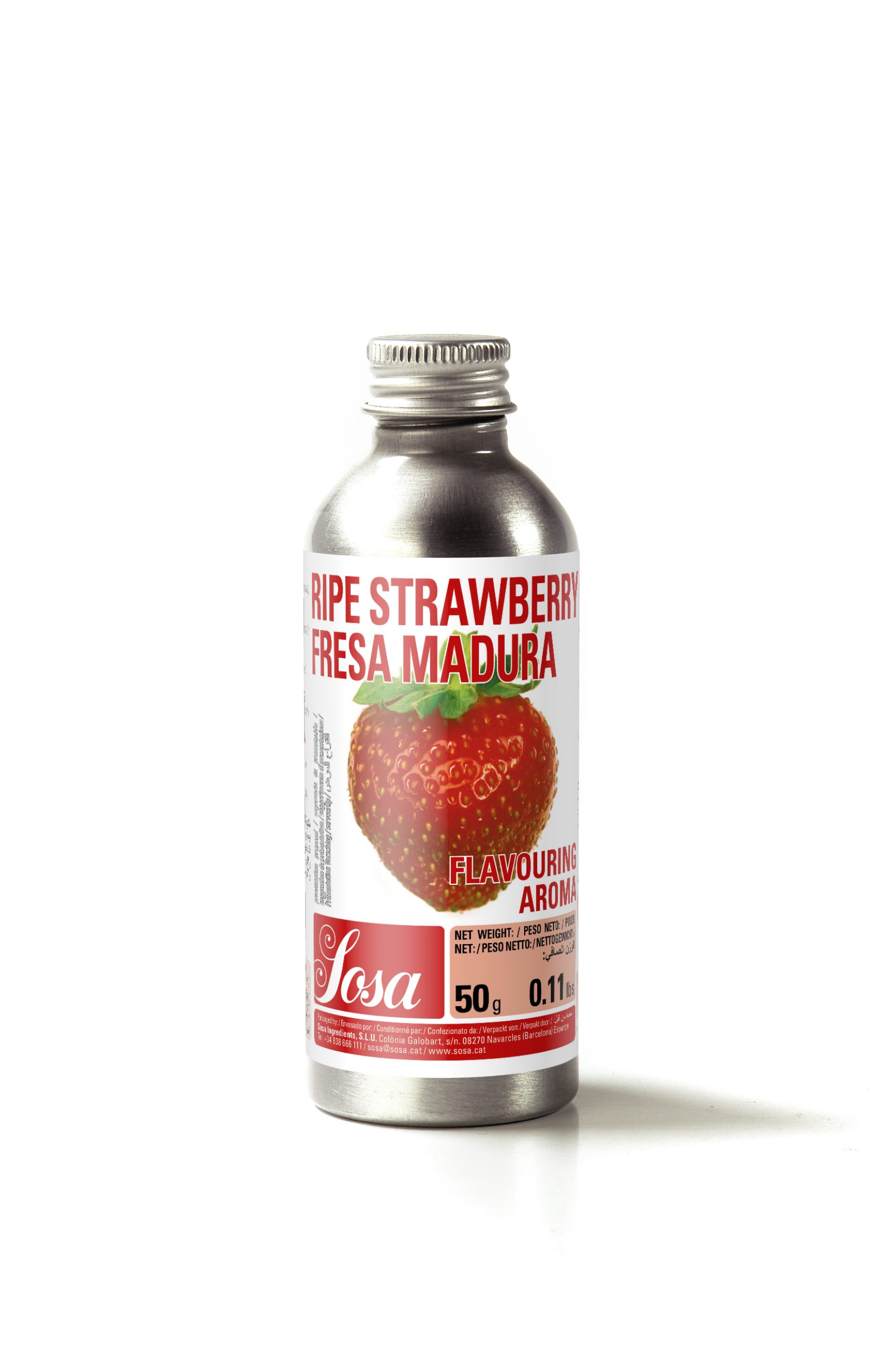 Soda arôme fraise naturel 50g