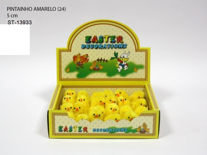 poussin jaune 4.8cm boîte 24