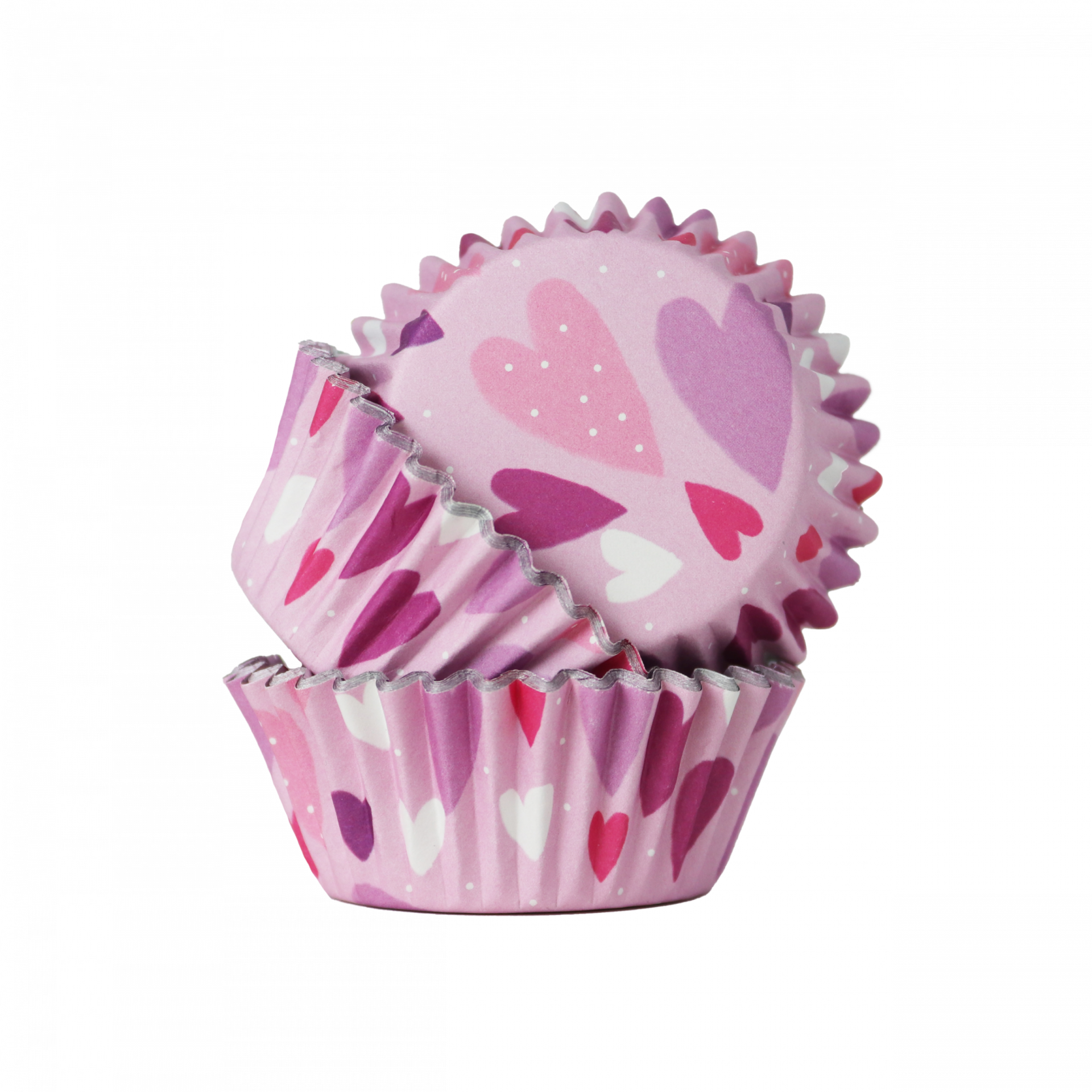 Moule en papier coeurs 7x2.5cm Emb.30