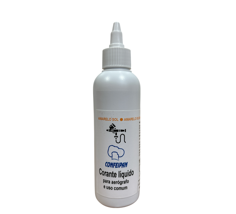 Colorant liquide jaune coucher de soleil pour aérographe 150
