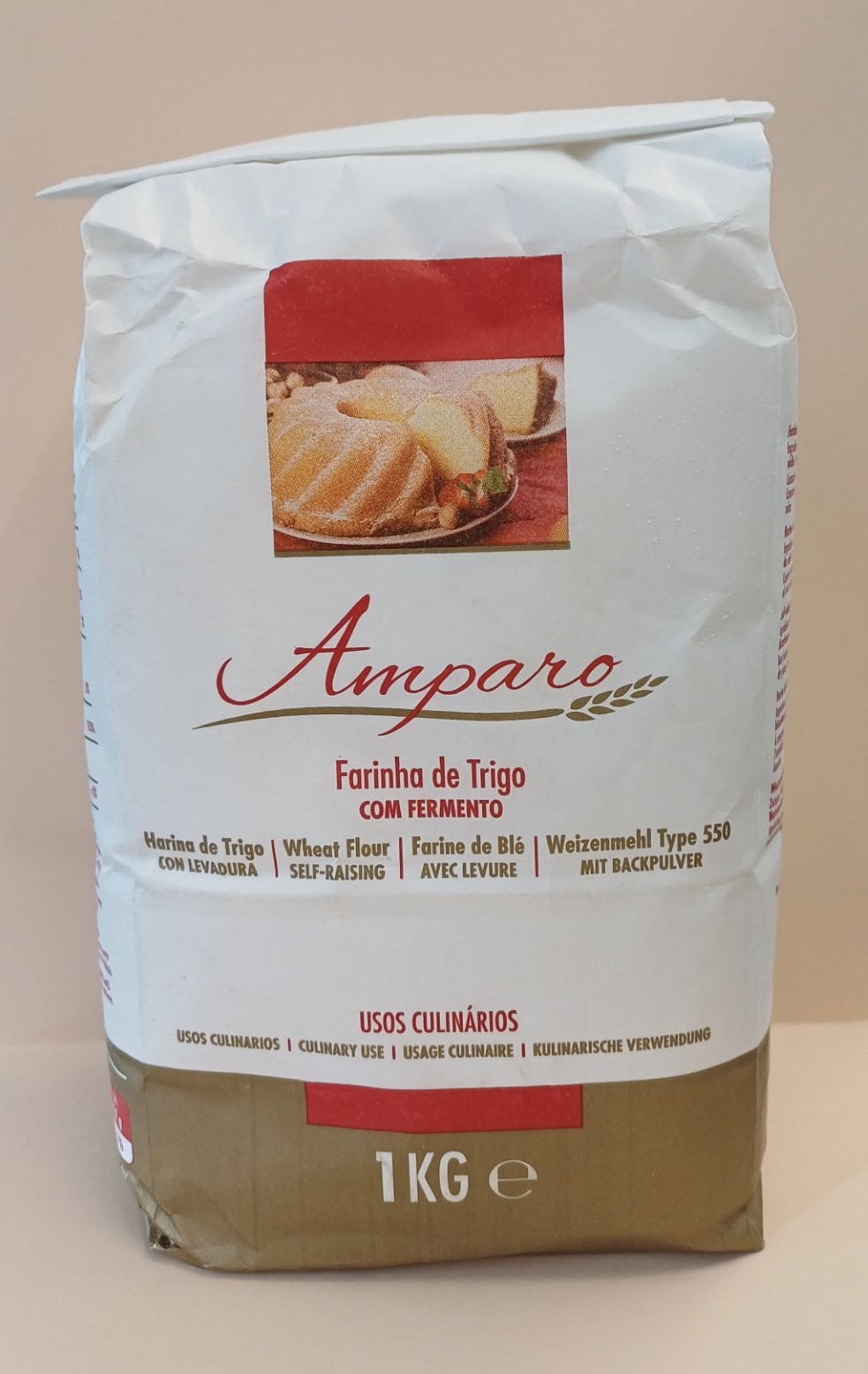 Farine de blé avec levure type 55 Amparo