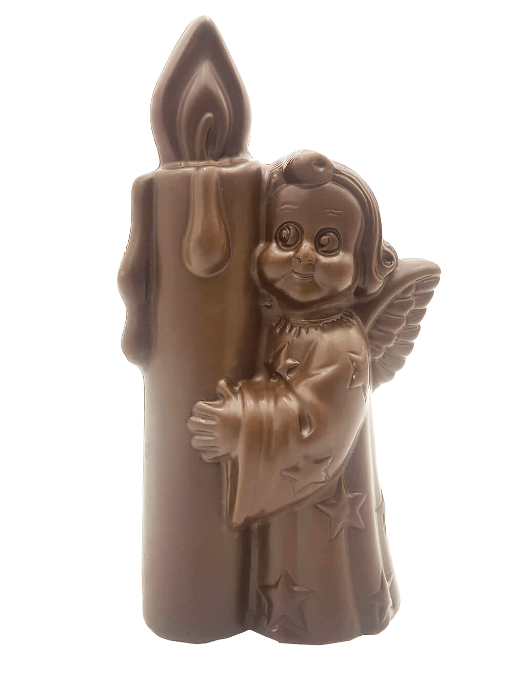 Moule ange PP avec bougie H125mm pour chocolat
