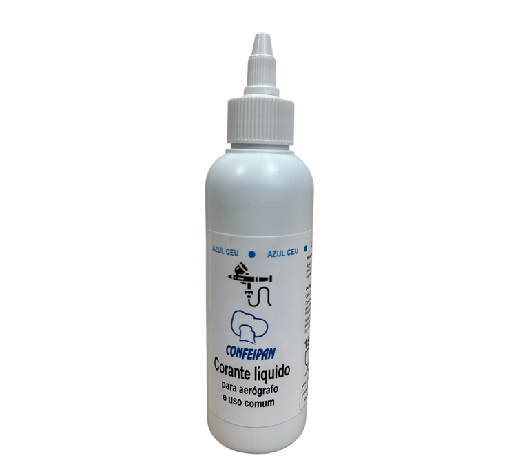 Colorant liquide bleu ciel pour aérographe 150 ml